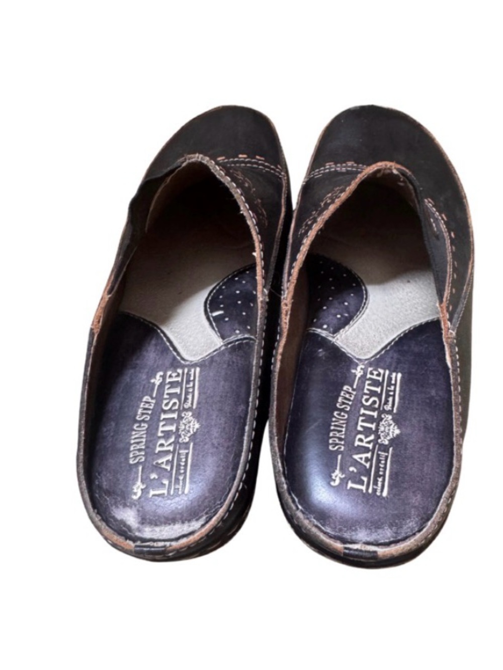 L’Artiste Black Spring Step Clogs - Picture 4 of 5